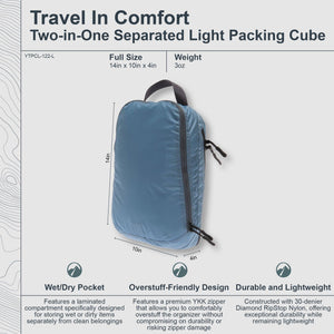 Two-In-One Separated Packing Cube Light - TRAPSKI