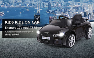 12V Kids Electric Ride on Car with Remote Control and Music Function-Black