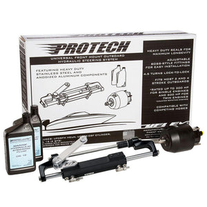 Uflex PROTECH 1.1 Front Mount OB Hydraulic System - Includes UP28 FM Helm, Oil UC128-TS/1 Cylinder - No Hoses - TRAPSKI
