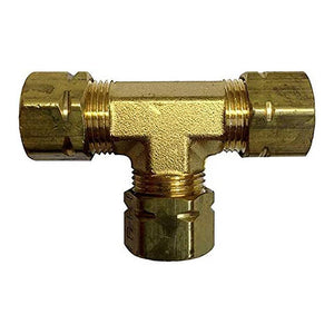 Uflex Union T-Fitting f/3/8" Tube Compression Hose Fittings - TRAPSKI