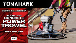 46" Concrete Power Trowel 8.5HP Honda Combo Blades and Float Pan Cement Finishing Tool - TRAPSKI