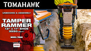 3.6HP Honda Vibratory Rammer Jumping Jack Tamper with Honda GXR120 Engine Impact Force 3,550 lbs/ft - TRAPSKI