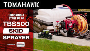 1.6HP Skid Sprayer Barrel Mount Only with Honda GX35 100ft Hose and 500 PSI Pump for Pest Control - TRAPSKI