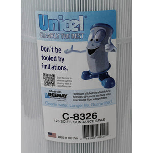 Unicel C-8326 Replacement 125 Sq Ft Hot Tub Spa Filter Cartridge, 199 Pleats
