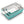 NutriChef Rectangular Ceramic Nonstick Kitchen Bakeware Pan Set, Aqua (2 Pack)