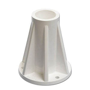 Saftron Polymer 6 Inch Pool Handrails and Ladders Surface Mounting Base (2 Pack)