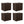 Suncast 17 x 22 Inch Resin 22-Gallon Patio Storage Deck Box, Java Brown (4 Pack)