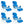 Ostrich Deluxe Padded 3-N-1 Outdoor Lounge Reclining Beach Chair, Blue (4 Pack)