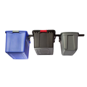 Up-Rite 10 Foot Adjustable Overhead Garage Ceiling Storage Tote Organizer Rack