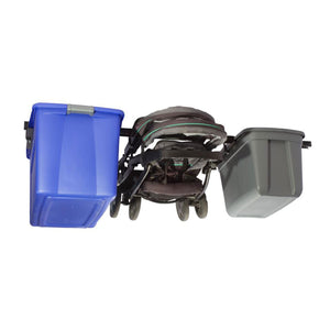 Up-Rite 10 Foot Adjustable Overhead Garage Ceiling Storage Tote Organizer Rack