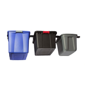 Up-Rite 10 Foot Adjustable Overhead Garage Ceiling Storage Tote Organizer Rack