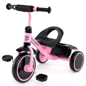Toddler Tricycle Kids Trike with Adjustable Seat and