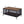 Antique Oak Coffee Table with Storage Compartment - Black
