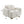 Boucle Accent Chair with Toss Pillow - Beige