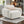 Boucle Accent Chair with Toss Pillow - Beige