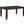 Cherry Wood Dining Table with Tapered Shaker Legs - Dark Brown