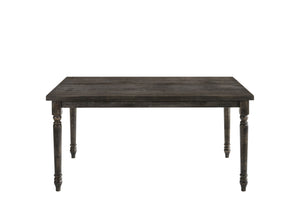 Claudia II Weathered Dining Table - Gray