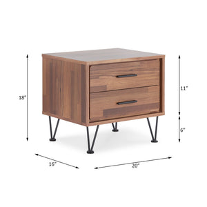 Deoss Accent Table - Walnut
