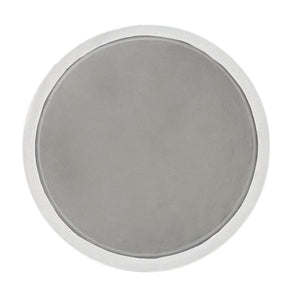 Dylana Natural Fiber Concrete Accent Table with Lightweight Design - Gray