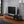 Elling TV Stand with Black Metal Legs - Walnut / Black