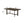 Farren Weathered Oak Dining Table with Durable Wood Construction - Dark Brown