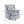 Gray Glider Chair with Swivel and 360° Motion - Fabric Upholstery