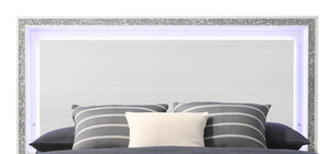 Haiden Queen Storage Bed with LED Lighting - Black or White