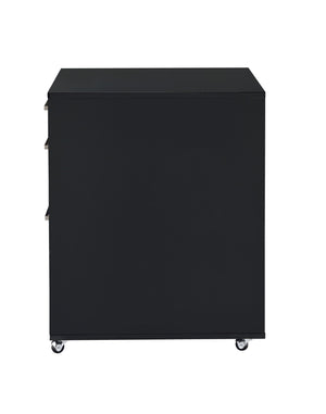 High Gloss Filing Cabinet with Fully Assembled Construction - White or Black