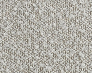 Isabel Swivel Chair with Bouclé Upholstery and Wooden Frame - Light Brown or Beige