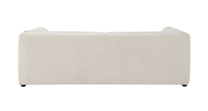 Jaeda Beige Boucle Sofa with Plush Foam Cushions - Beige