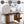 Keven Faux Concrete Top Table with Faux Concrete Surface - Gray