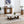 Keven Faux Concrete Top Table with Faux Concrete Surface - Gray