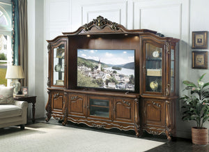 Latisha Entertainment Center - Antique Oak