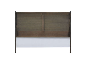 Louis Philippe Sleigh Style Bed with Classic Wood Construction - Multiple Colors
