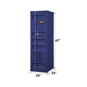 Metal Cargo Wardrobe with Industrial Lock - Blue, Red, or White