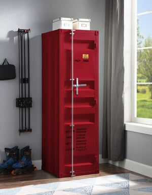 Metal Cargo Wardrobe with Industrial Lock - Blue, Red, or White