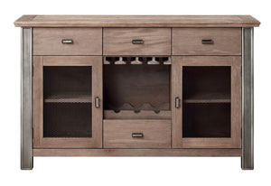 Nathaniel Maple Server with Ample Storage - Light Brown