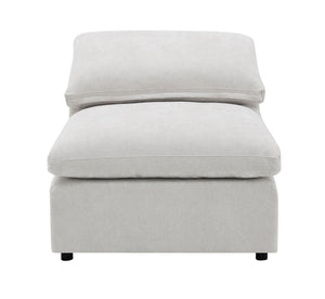 Naveen 6 Piece Modular Sectional with Full Foam Seating - Ivory
