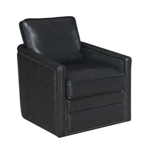 Swivel Chair With Glider and Pocket Coil Seating - Light Brown or Black