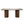 Willene Ceramic Top Dining Table with Double Pedestal Base - Walnut