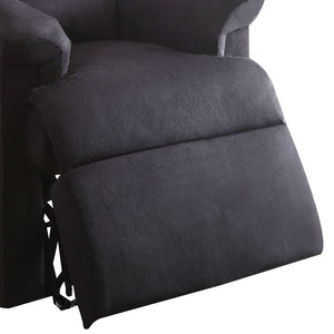 Woven Motion Recliner with Pillow-Top Arms - Available in Dark Brown, Beige, Black, Blue