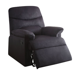 Woven Motion Recliner with Pillow-Top Arms - Available in Dark Brown, Beige, Black, Blue