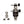 Aluma-Tow UT623800 Ultra Adjustable SS Aluminum Ball Mount Kit for 2