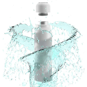 UVILIZER Pure Portable Water Bottle w/ Disinfecting UV LED Light Sanitizer Cap