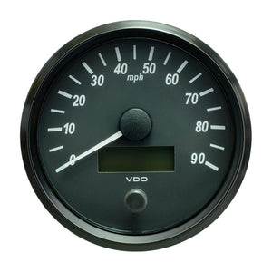 VDO SingleViu 100mm (4") Speedometer - 90 MPH - TRAPSKI