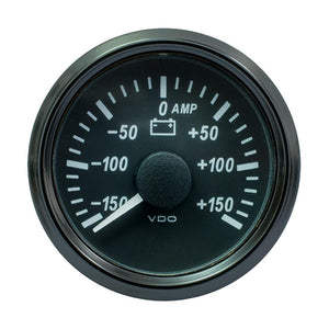VDO SingleViu 52mm (2-1/16") Ammeter - 150 AMP - TRAPSKI