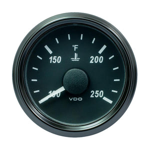 VDO SingleViu 52mm (2-1/16") Water Temperature Gauge - 250F - 450-30 Ohm - TRAPSKI