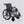 Lightweight Foldable Transport Wheelchair with Double X Force Support - Pearl Silver or Gray