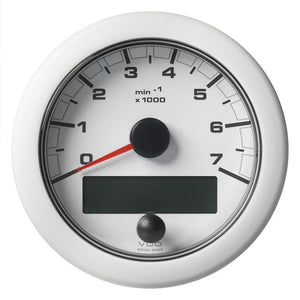 Veratron 3-3/8" (85MM) OceanLink NMEA 2000 Tachometer - 7000 RPM - White Dial Bezel - TRAPSKI