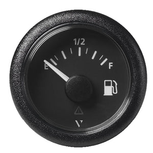 Veratron 52MM (2-1/16") ViewLine Fuel Level Gauge Empty/Full - 240-33.5 OHM - Black Dial Round Bezel - TRAPSKI